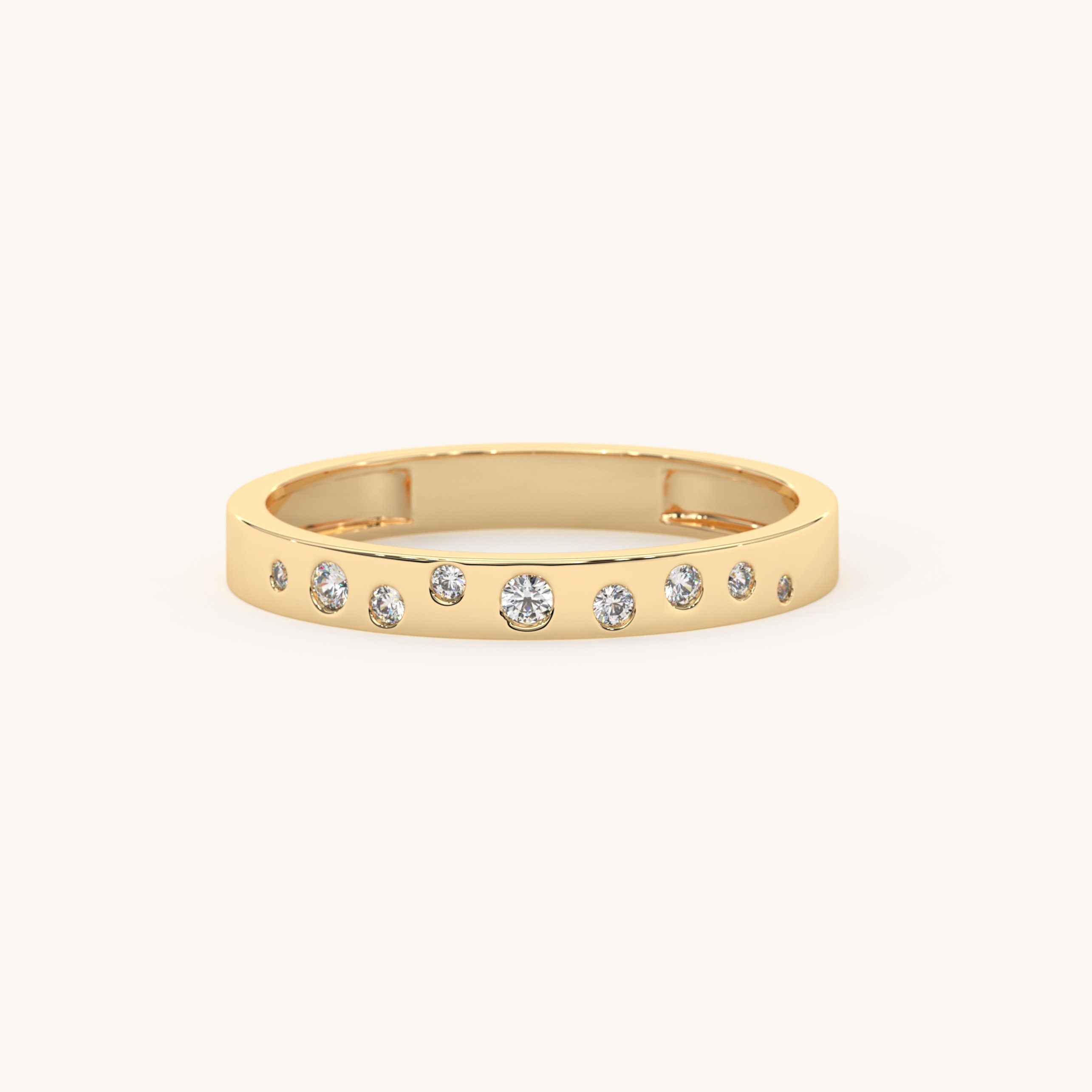 Diamond Petite Half Eternity Ring