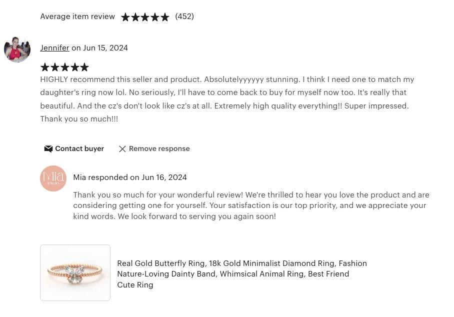 Gold Butterfly Ring Minimalist Diamond Band