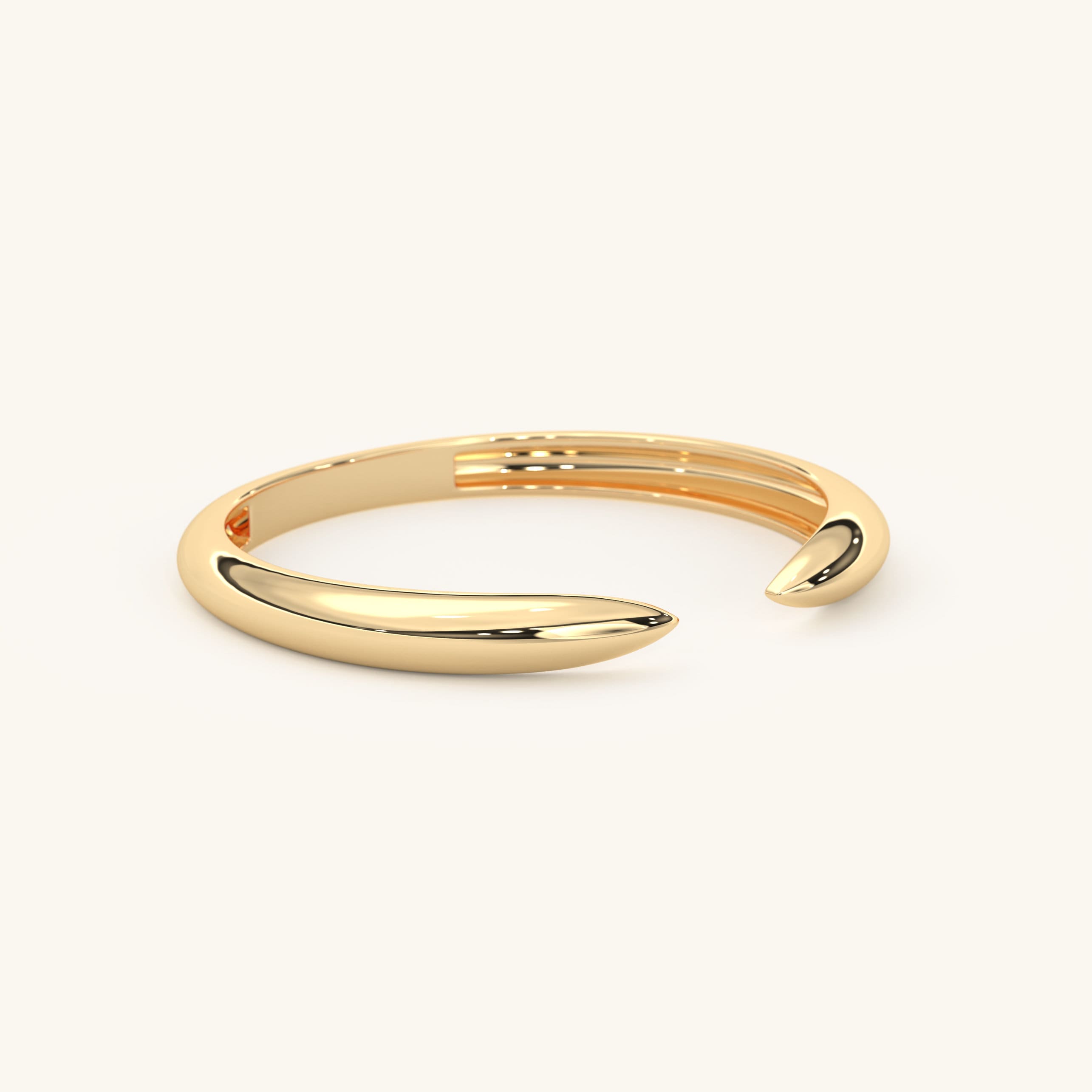 Solid Gold Open Claw Ring