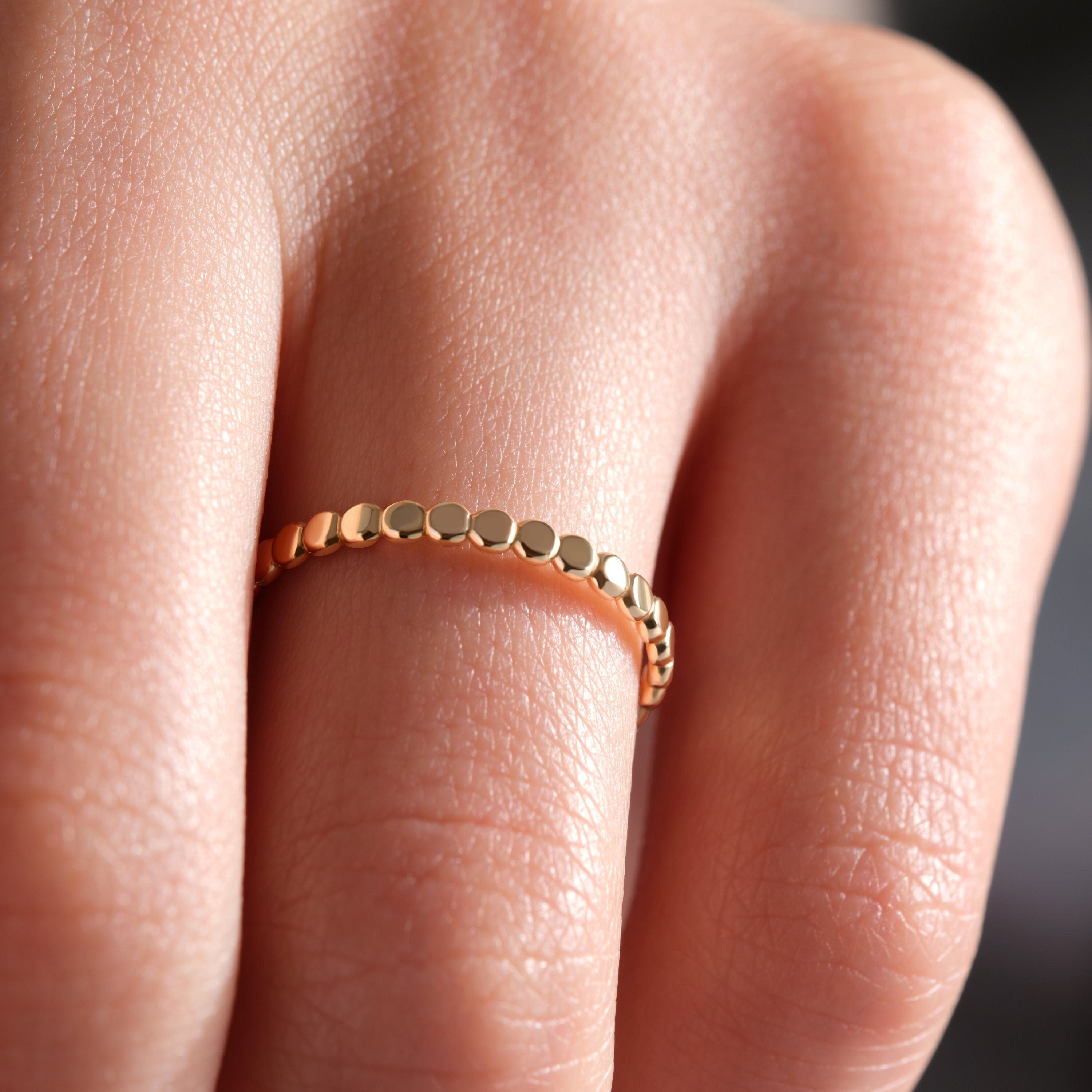 dot ring, wedding band, stacking ring