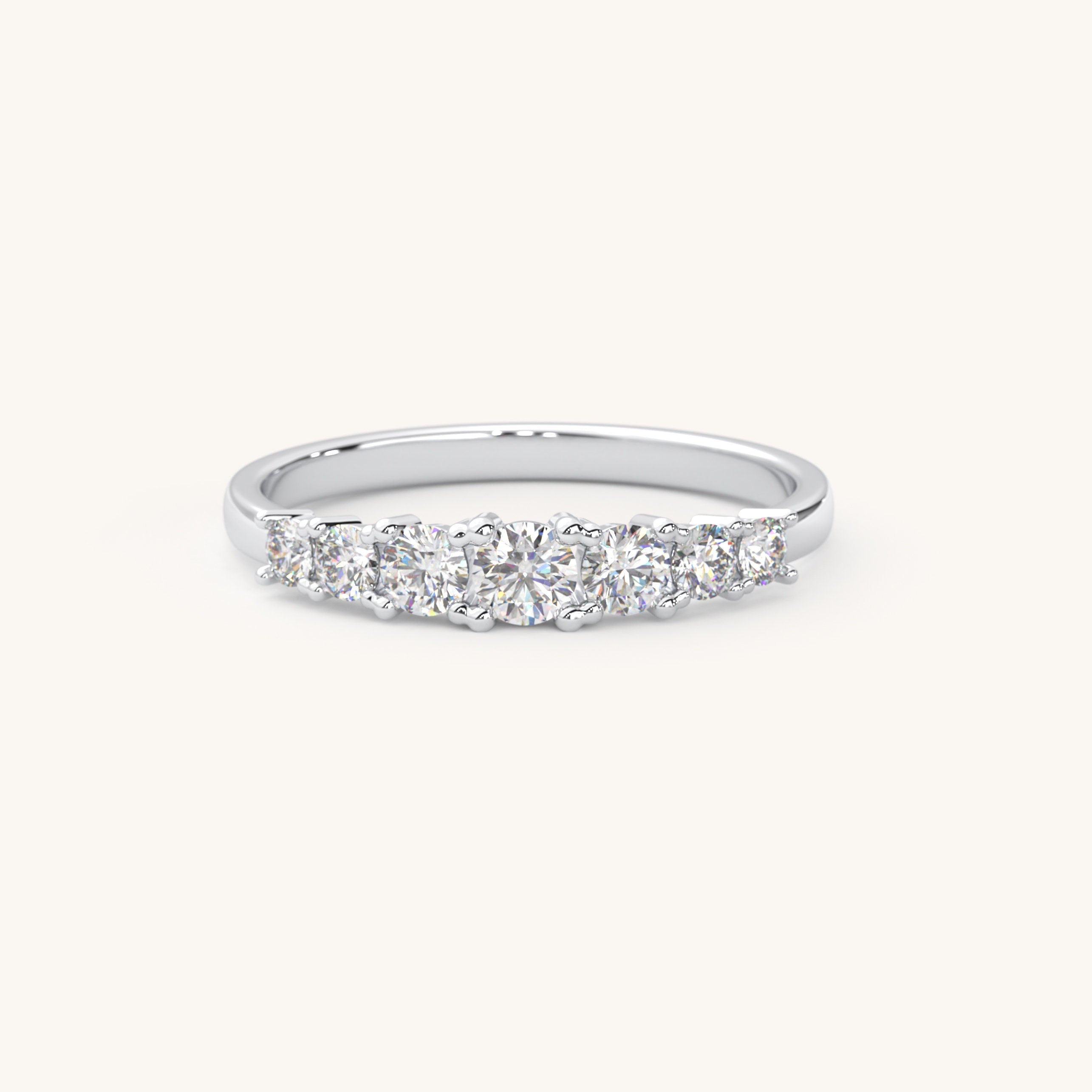 Solid Gold 7 Stone Engagement