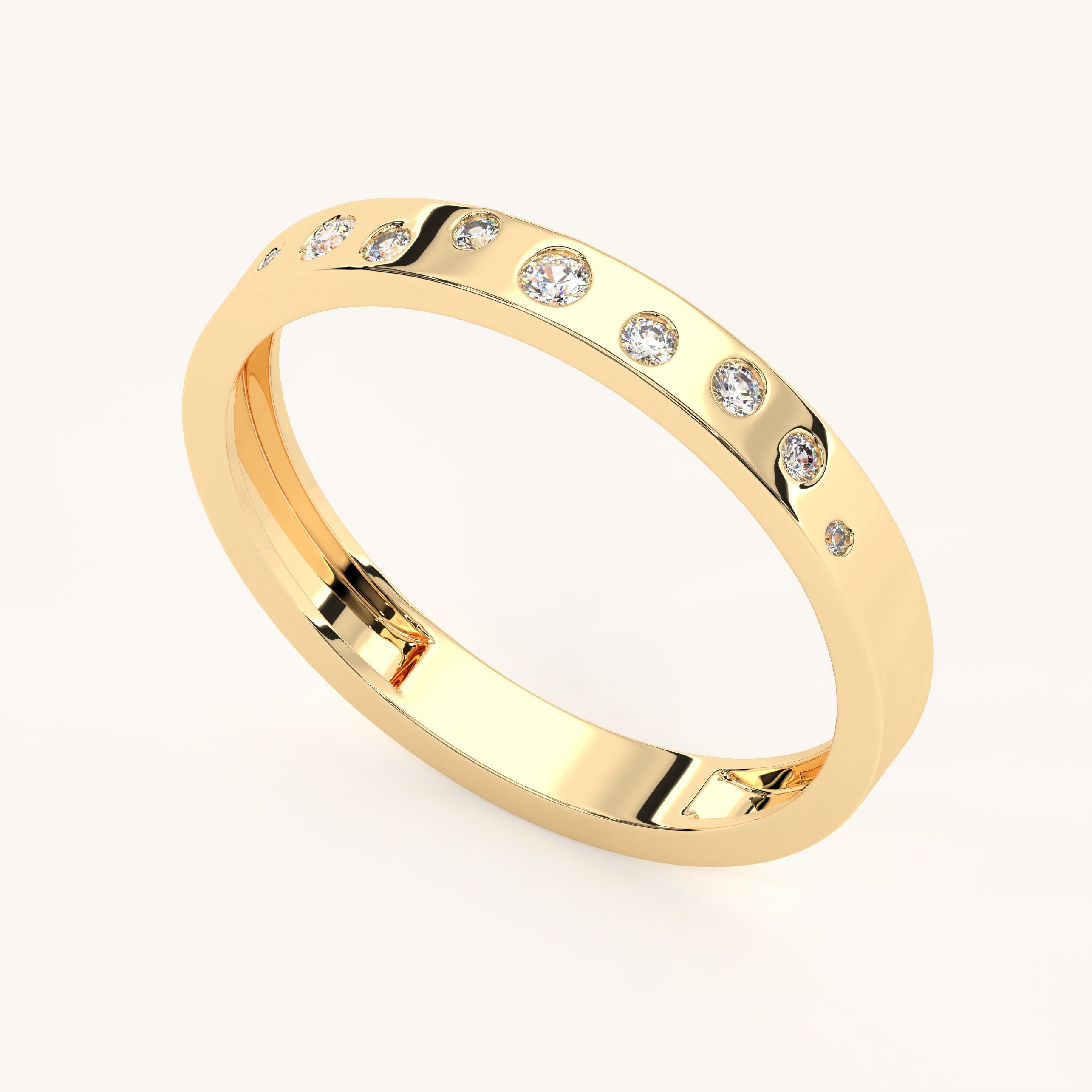 Diamond Petite Half Eternity Ring