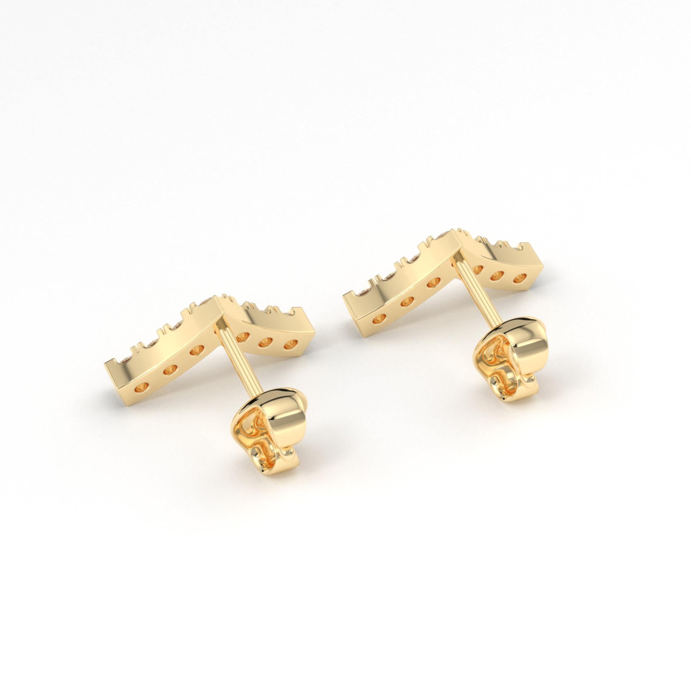 Screw Back Modern Earrings for Women