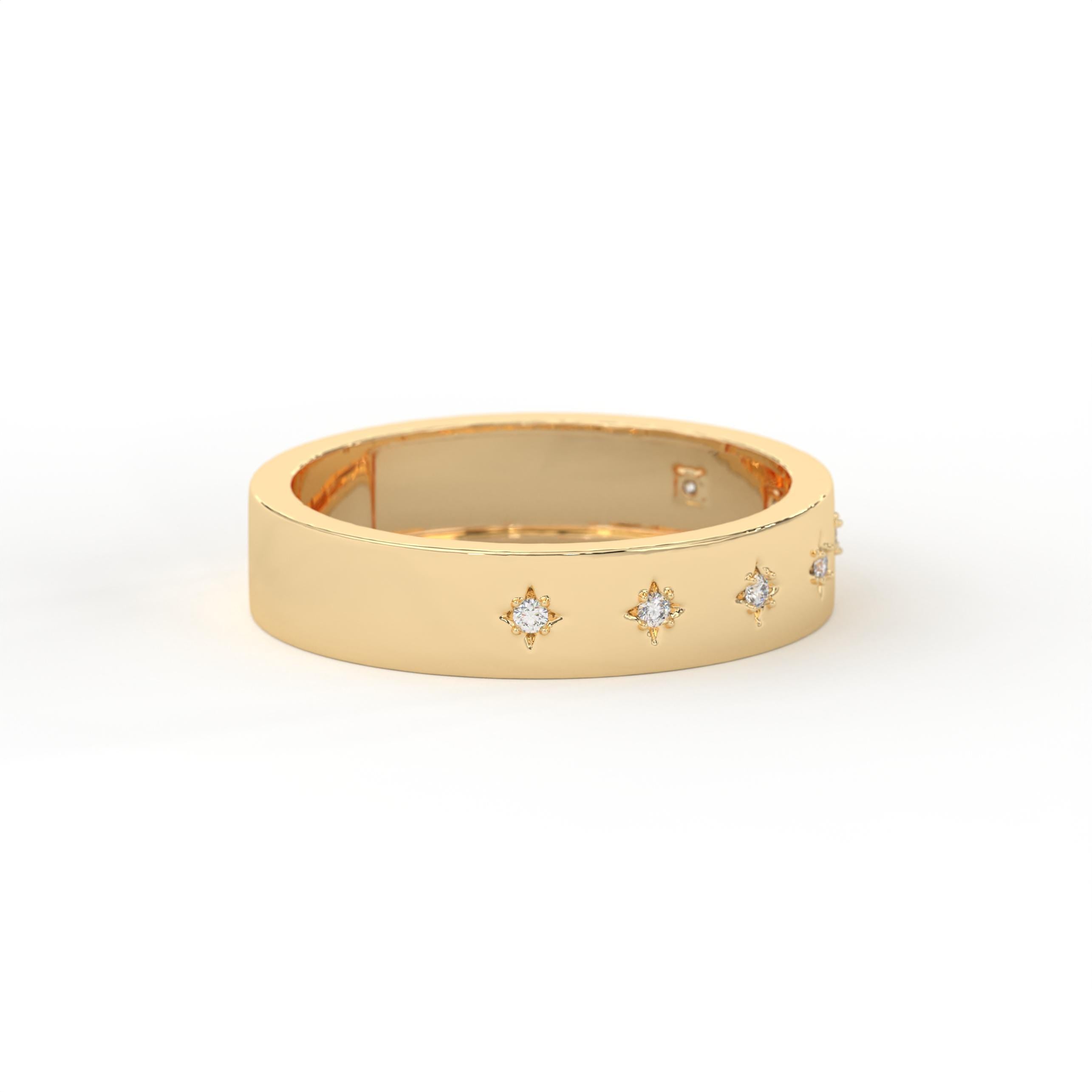 Star Set Diamond Ring