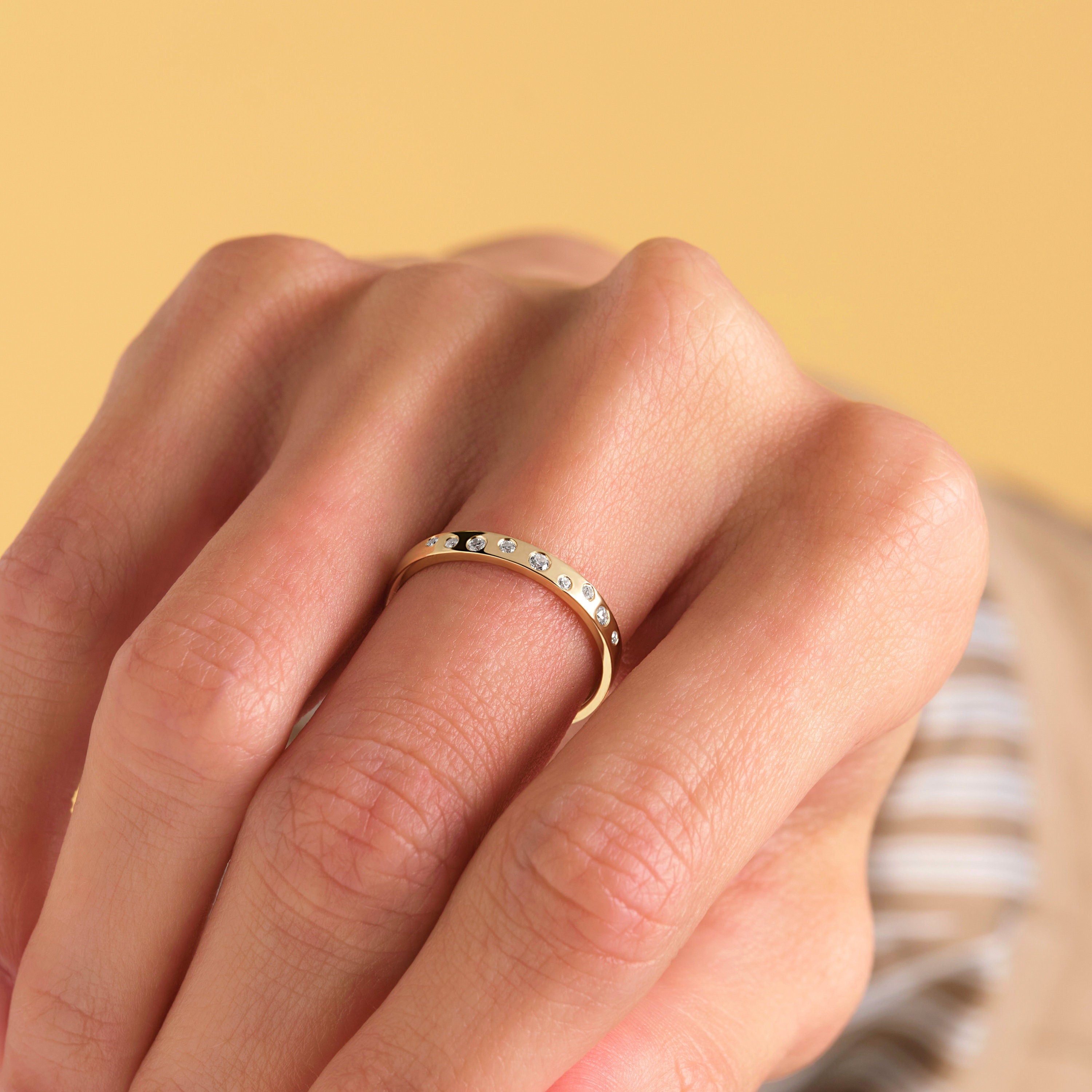 Diamond Petite Half Eternity Ring