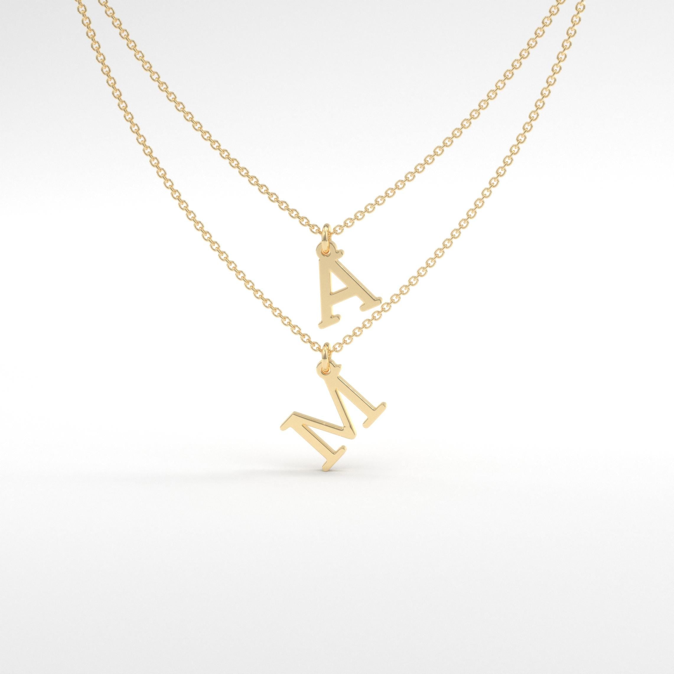 Custom Initial Necklaces for Women