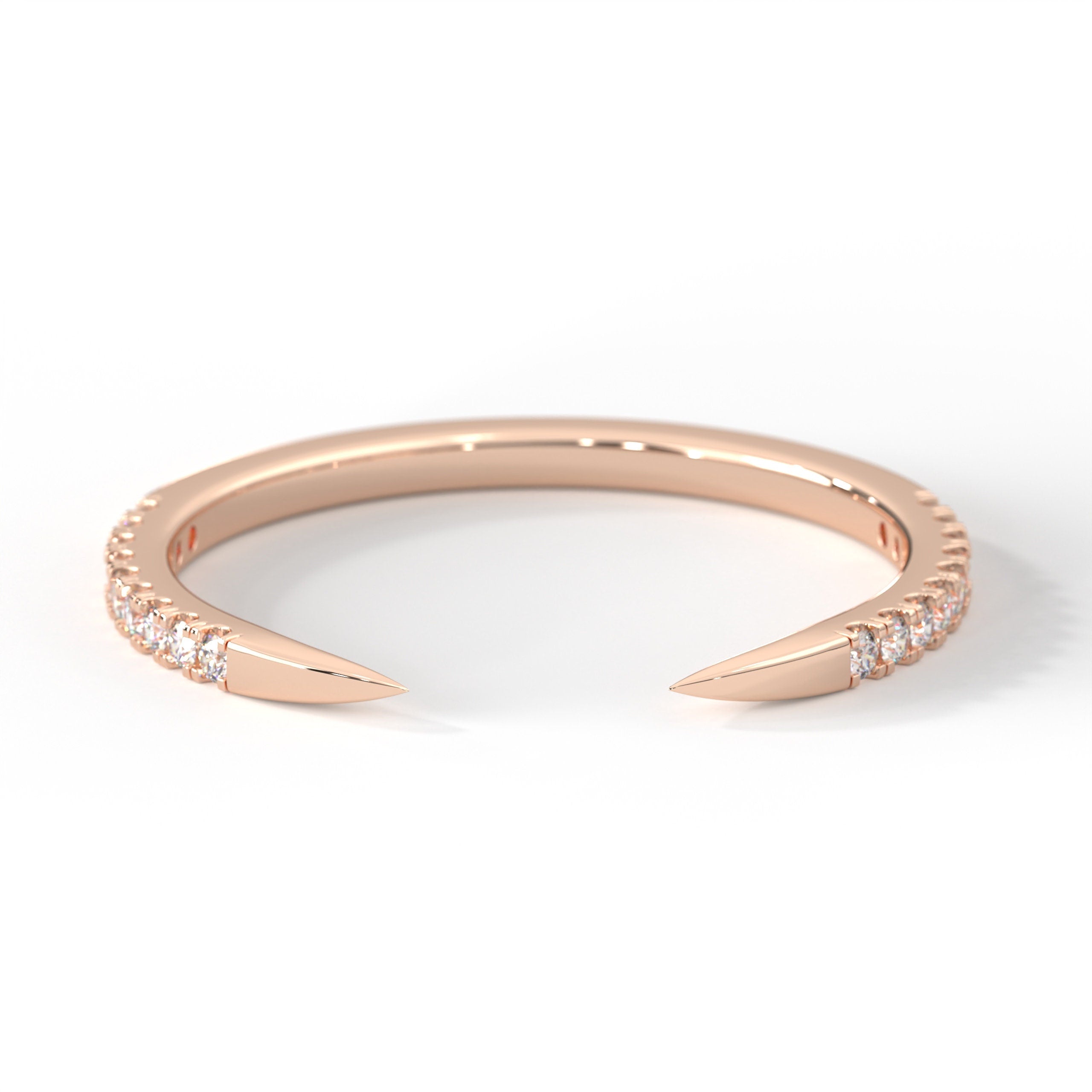 Solid Gold Open Claw Ring