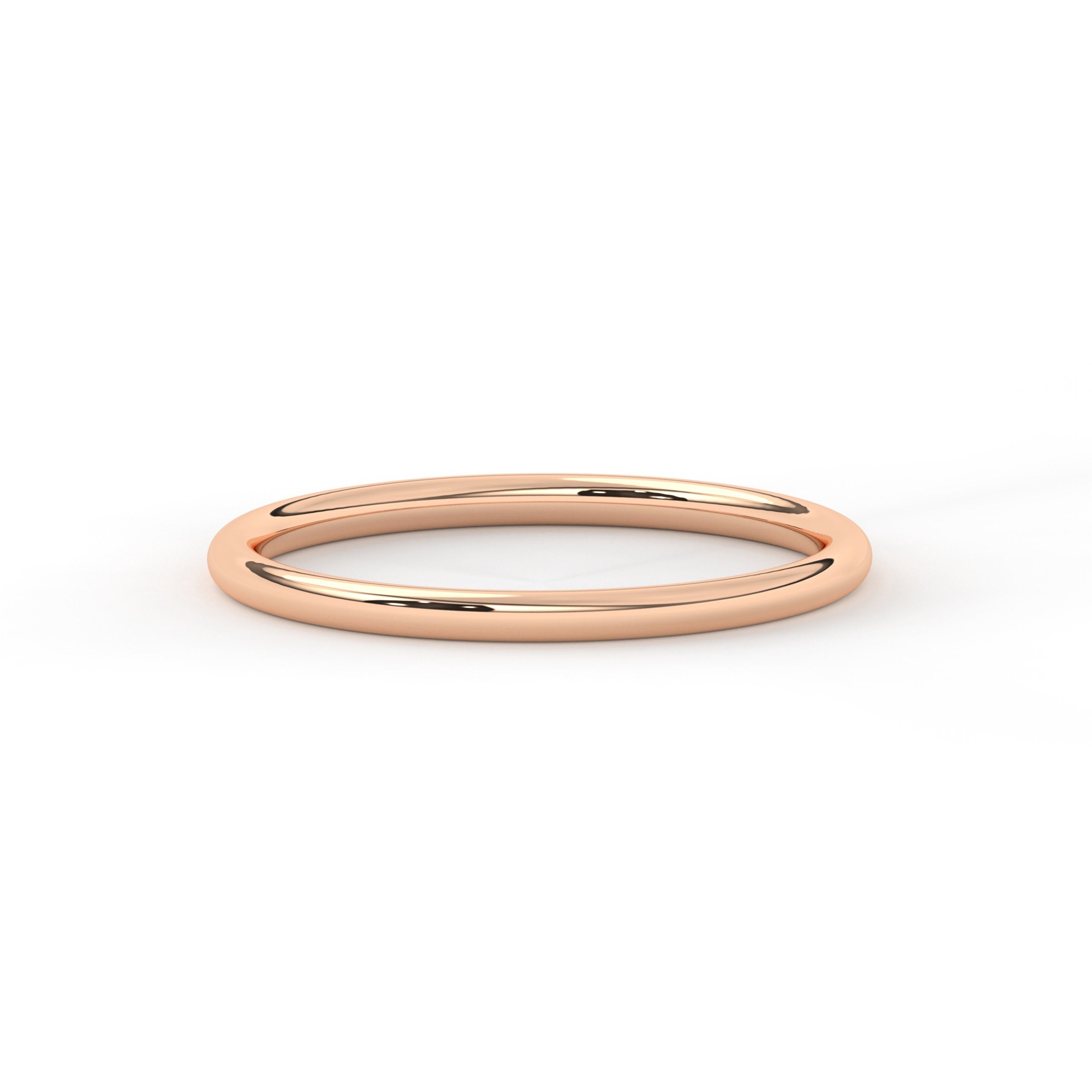 14K Gold Wedding Band Classic Comfortable Fit
