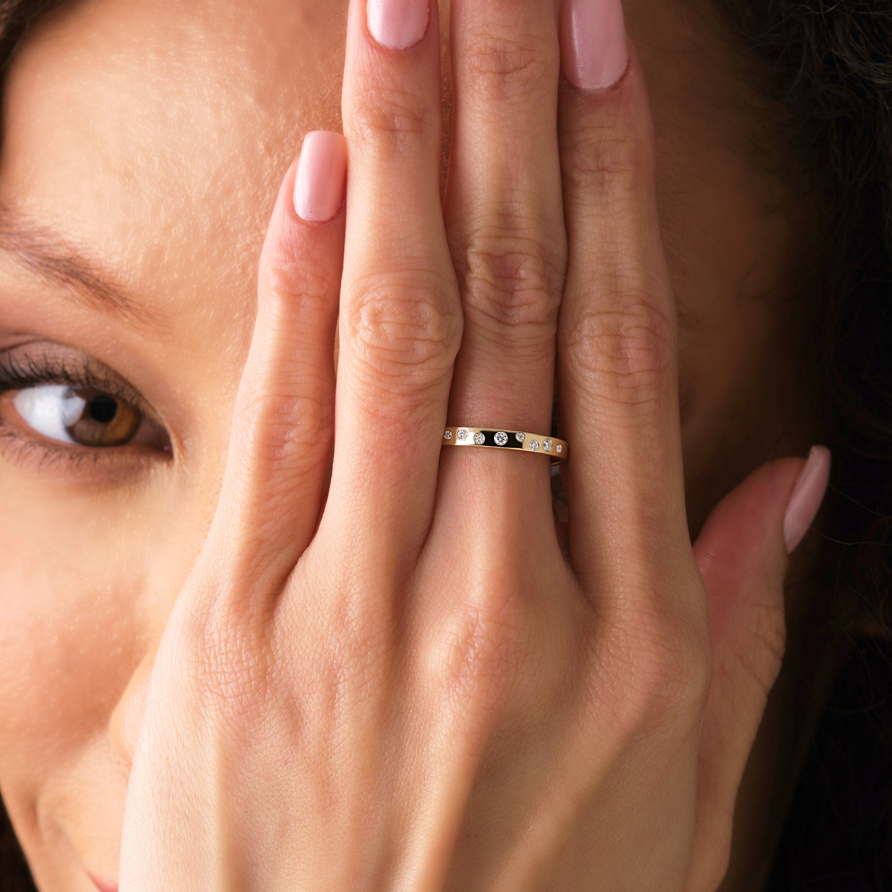 Diamond Petite Half Eternity Ring