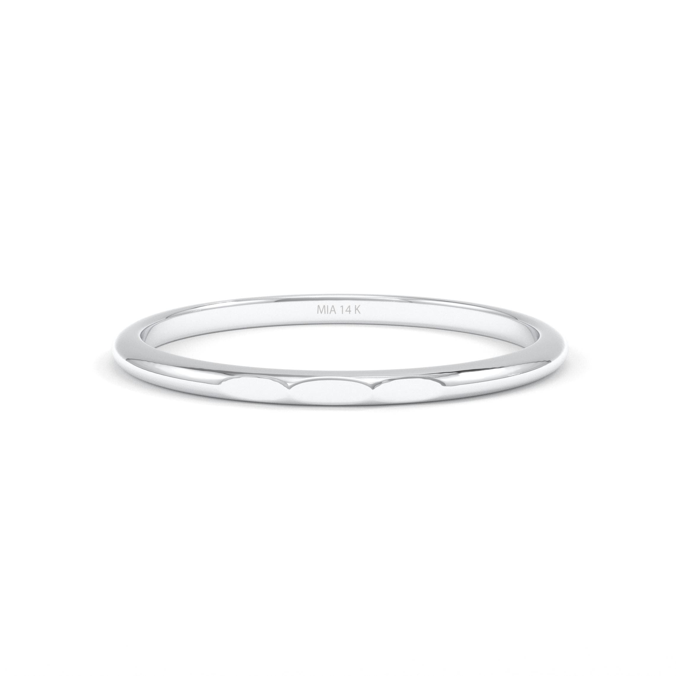 white gold spacer ring