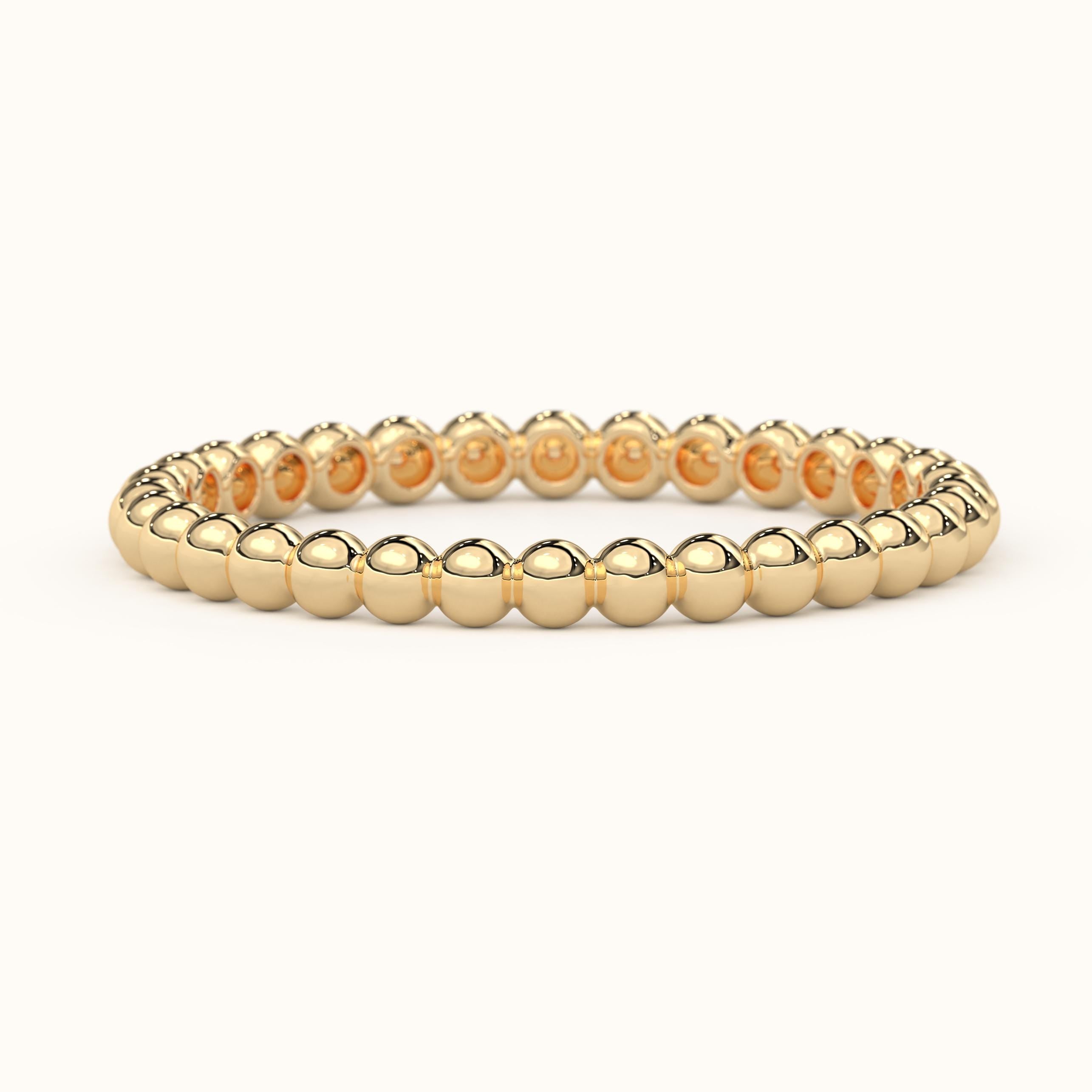 Solid Gold Stackable Wedding Ring