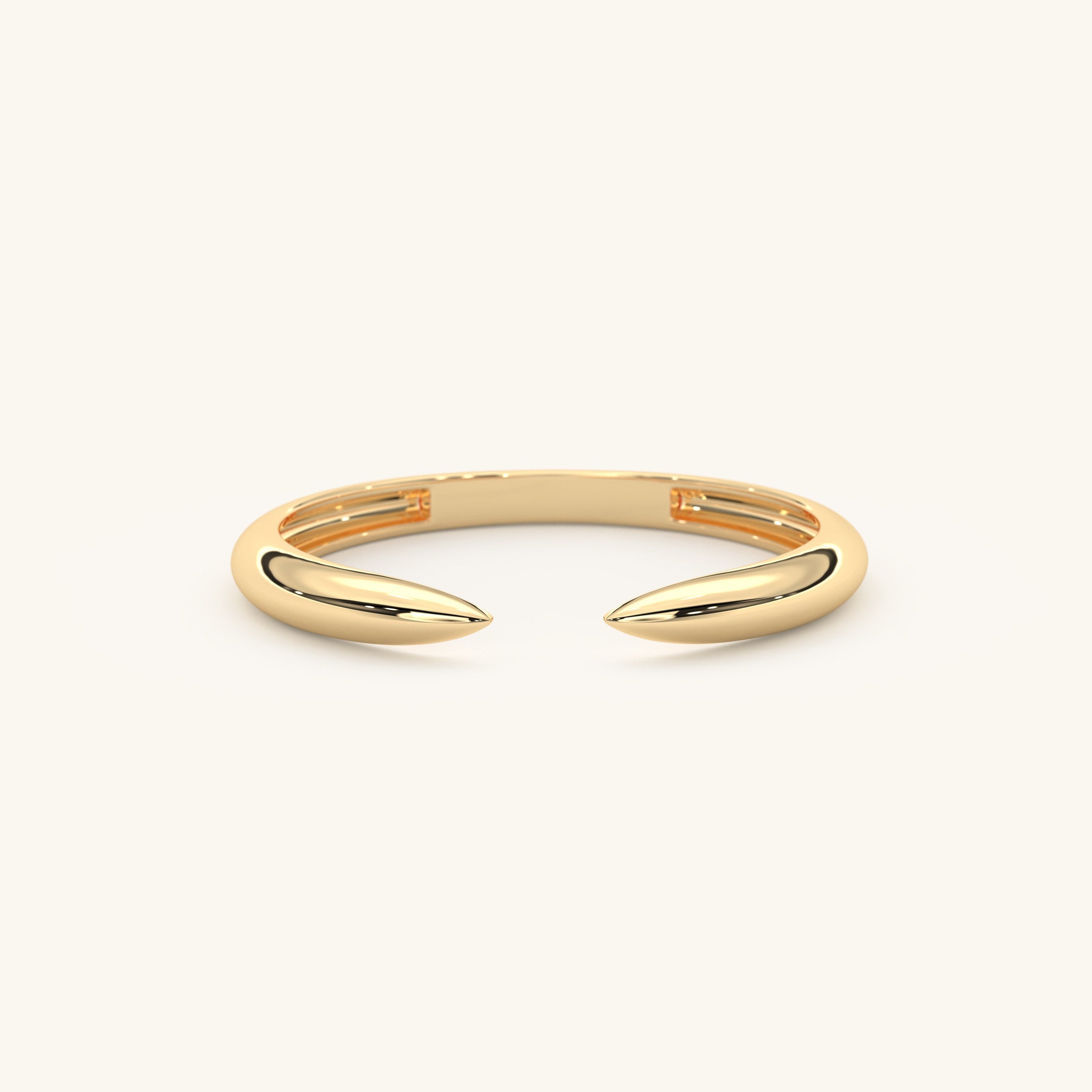 Solid Gold Open Claw Ring