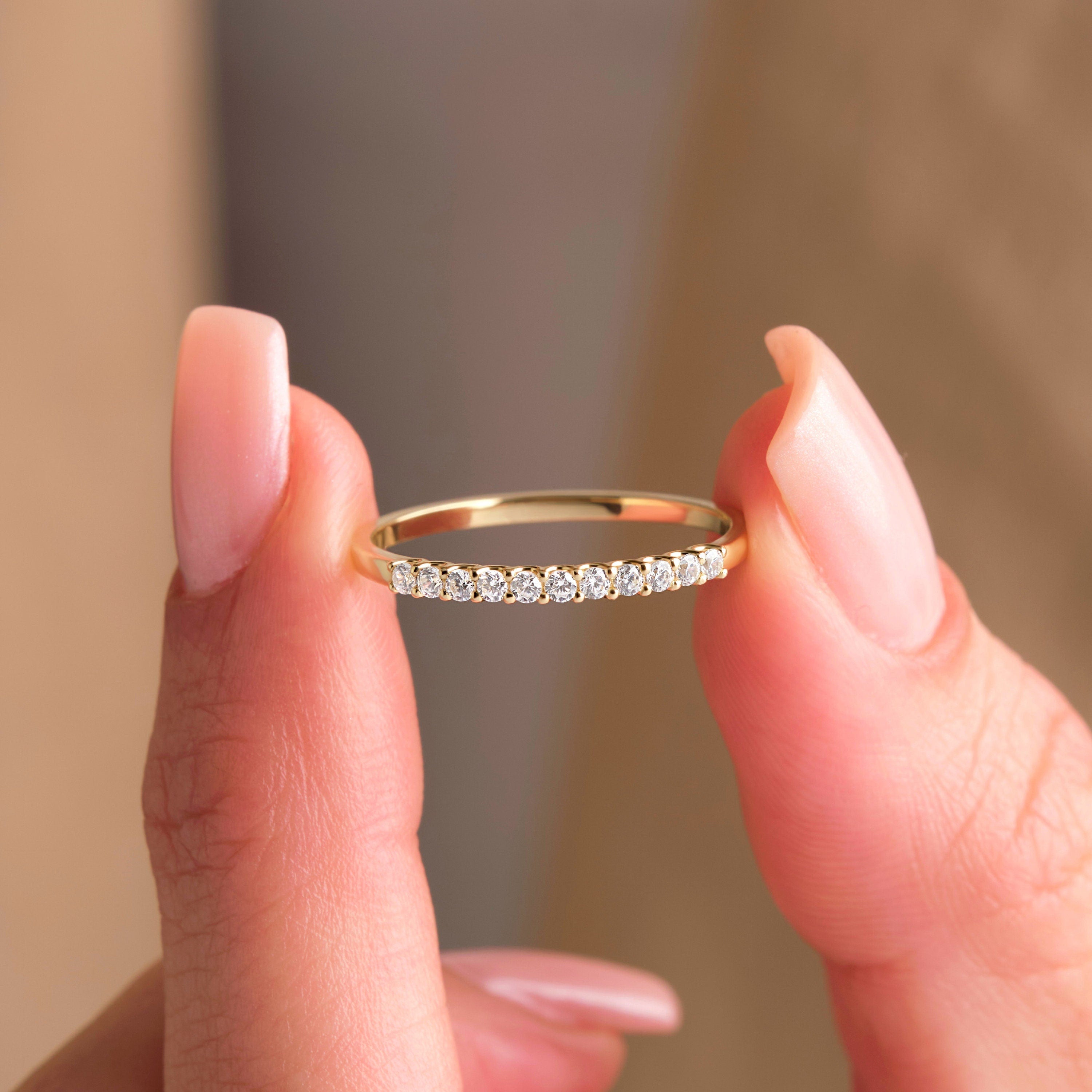 Dainty Engagement Ring