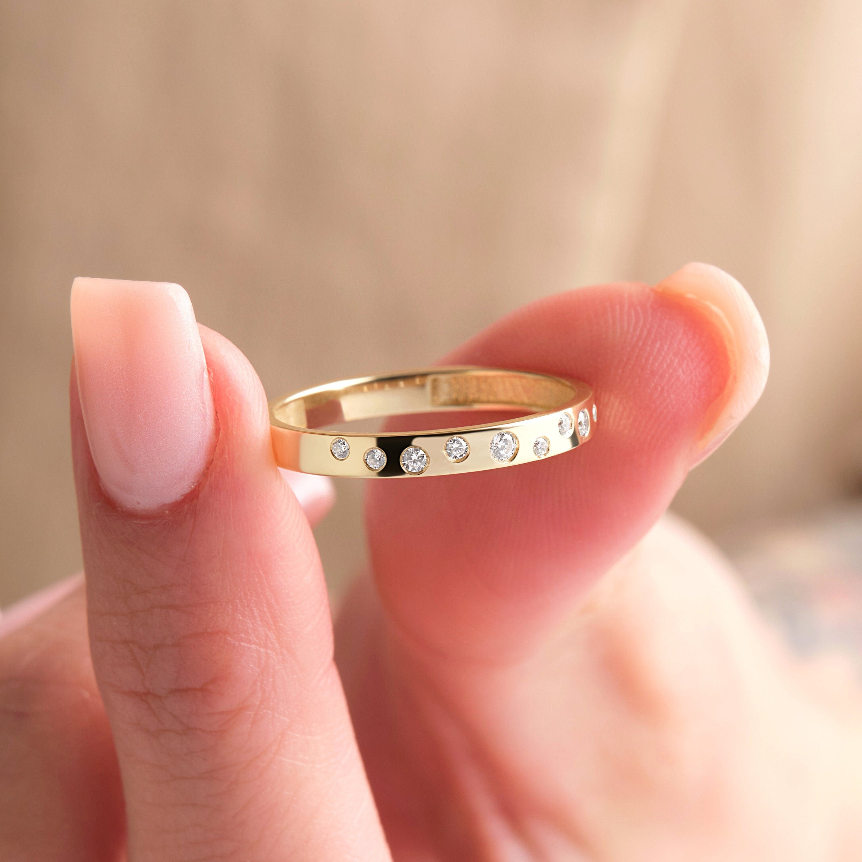 Diamond Petite Half Eternity Ring