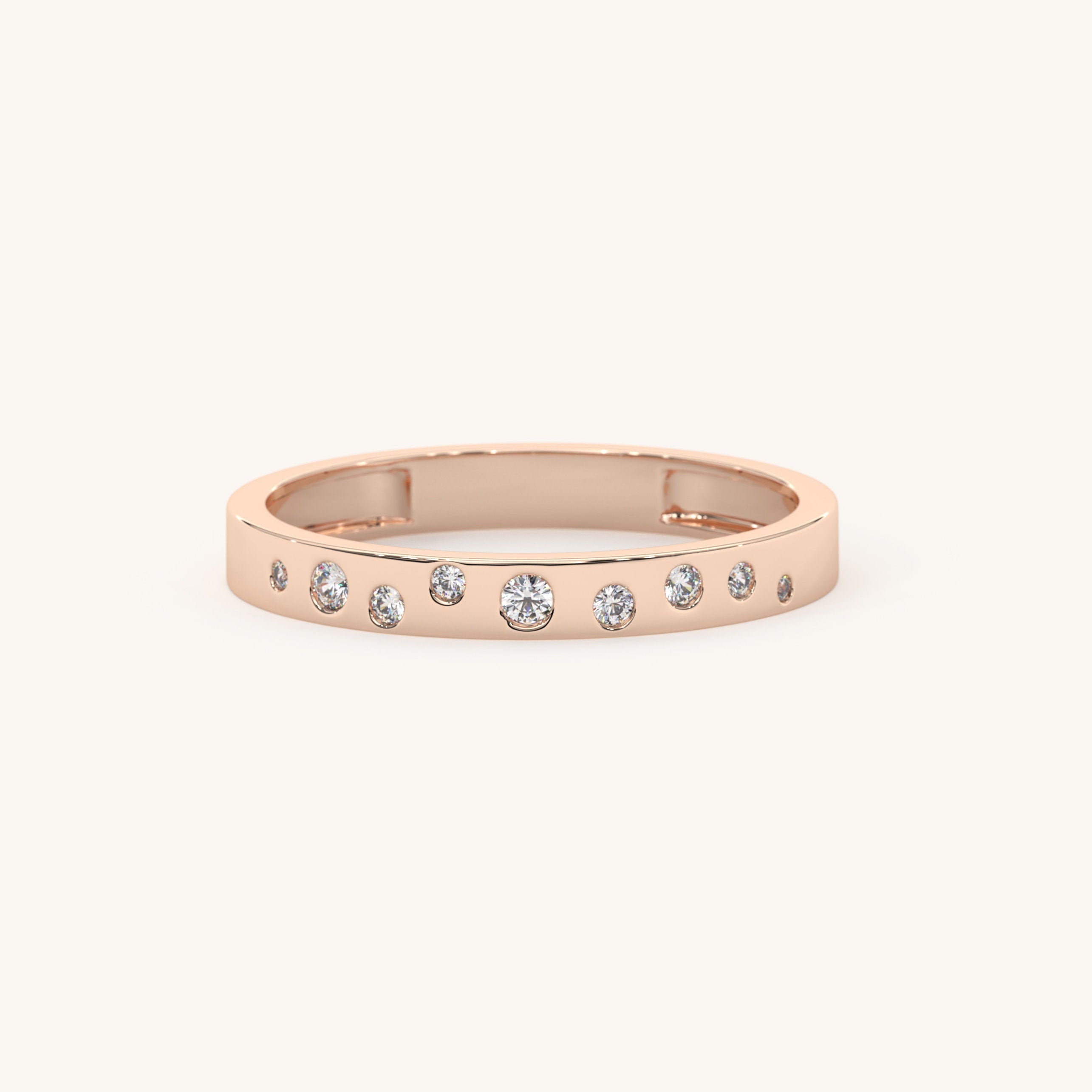 Diamond Petite Half Eternity Ring
